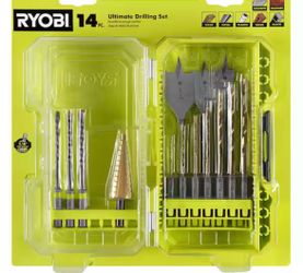 Ryobi Ultimate drilling set 14 piece