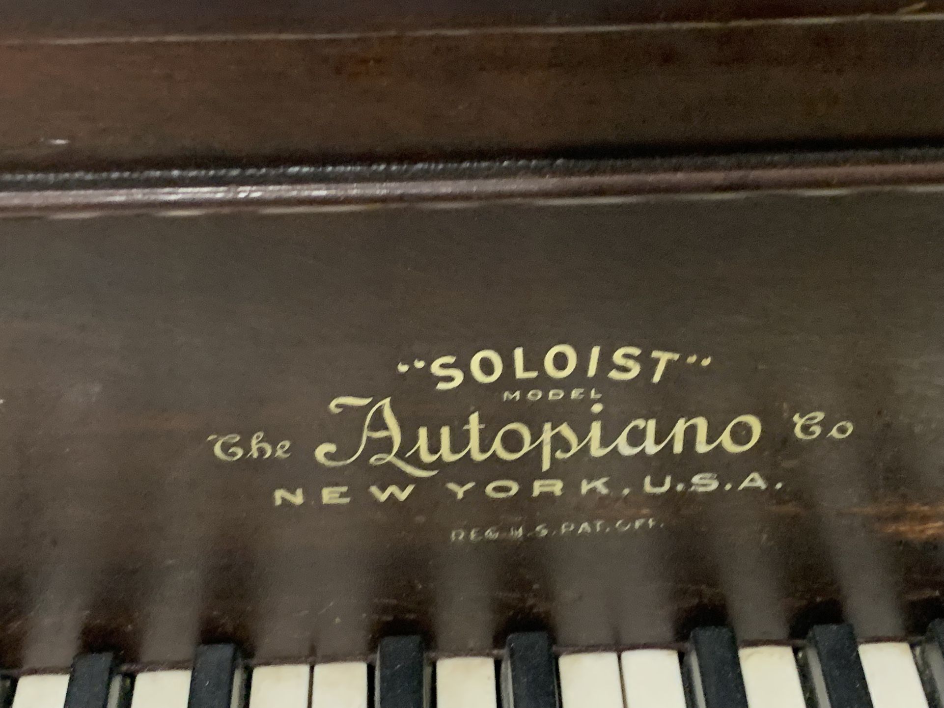 Antique Collector Piano