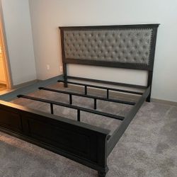 Queen Size Wood Bed Frame (New In Box) 