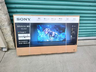 new sony tv  55' new price is firm box were never open