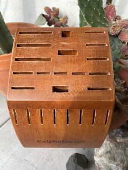 Calphalon Wooden Knife Block