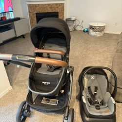 baby stroller with car seat