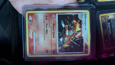 Infernape holo Pokemon card