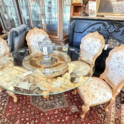 AICO By Michael Amini TREVI Dinning Room Table W/Chairs - LA