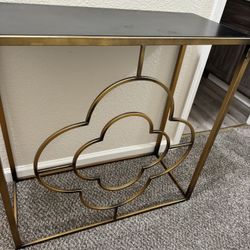 Hallway Table Black And Gold