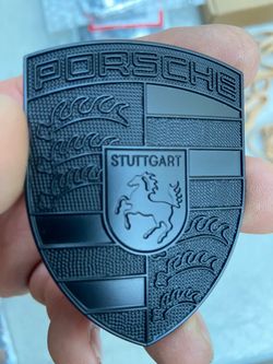 Porsche hood emblem