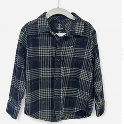 Little Boys Volcom Button Up Shirt 