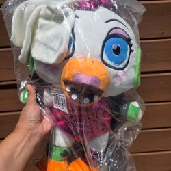 Five Night's At Freddy's Plush Backpack Security Breach Glamrock Chica Stuffed