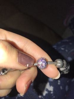 Multi lights pandora charm