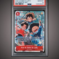 2025 One Piece OP13 Ace & Sabo & Luffy Alt Art