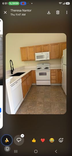 White electric stove