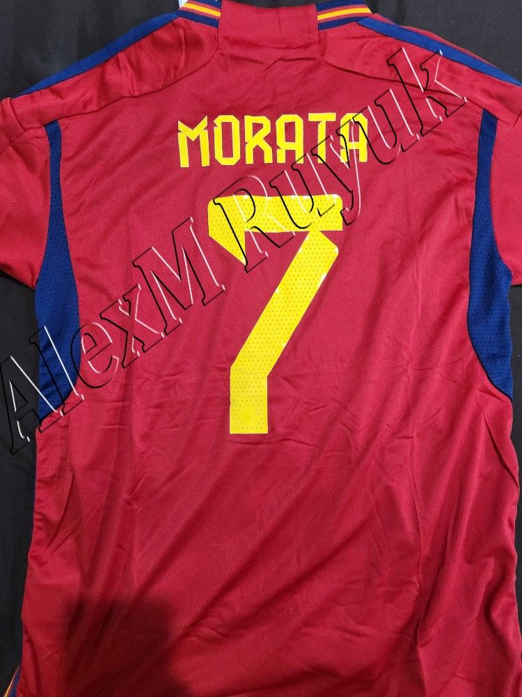 Morata adidas Spain Home Jersey 2022Size L