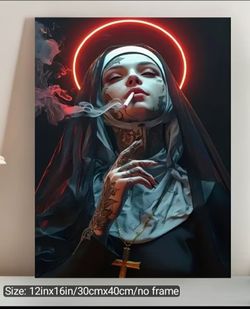 Nun canvas