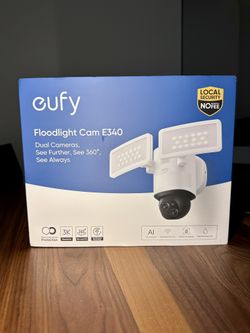 New - Eufy E340 Floodlight Cam