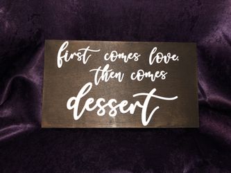 Bridal shower or wedding sign