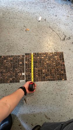 Free brown back splash