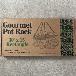 Pot Rack NEW American Craftsman