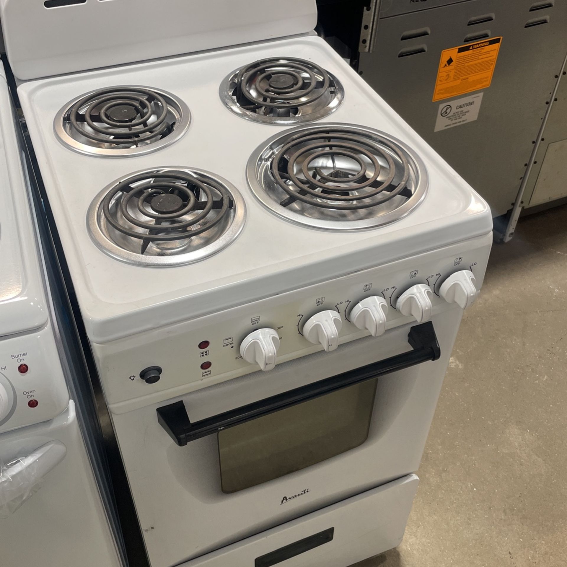 used 20 inch electric stove