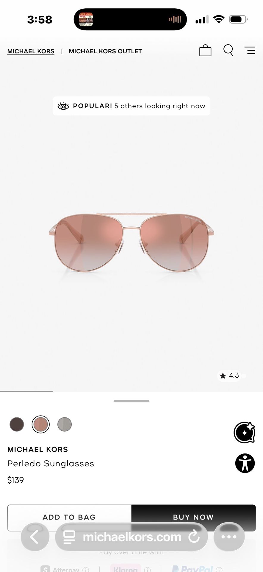 Michael Kors Sunglasses
