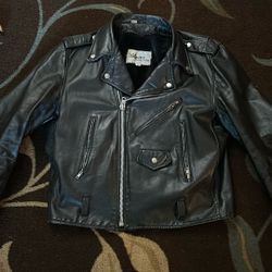 Leather Biker Jacket 