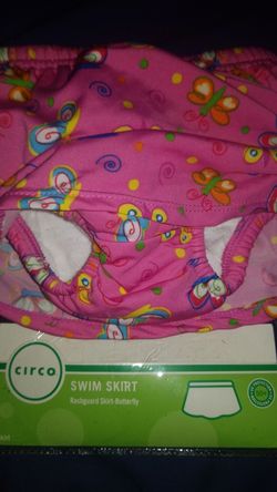 New swim skirt washable diaper
