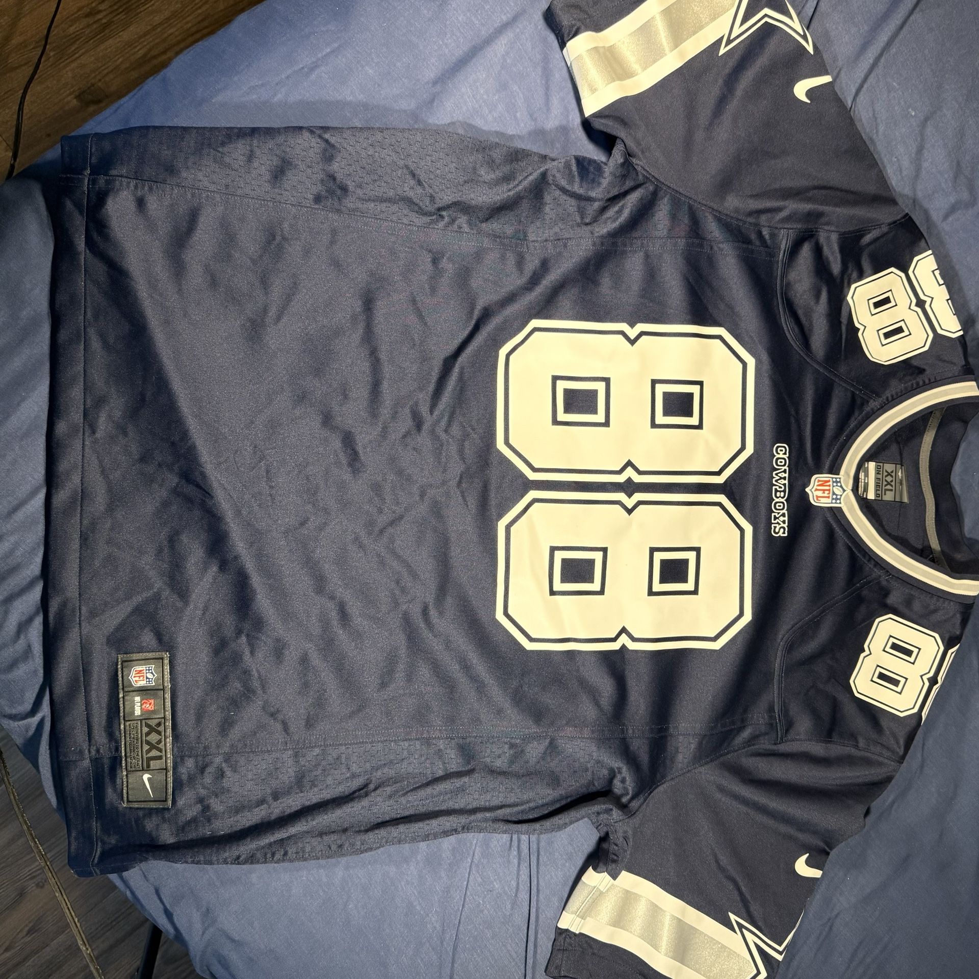 Dallas Cowboys NFL Jersey Dez Bryant Nike Size XXL Authentic Blue Football Field