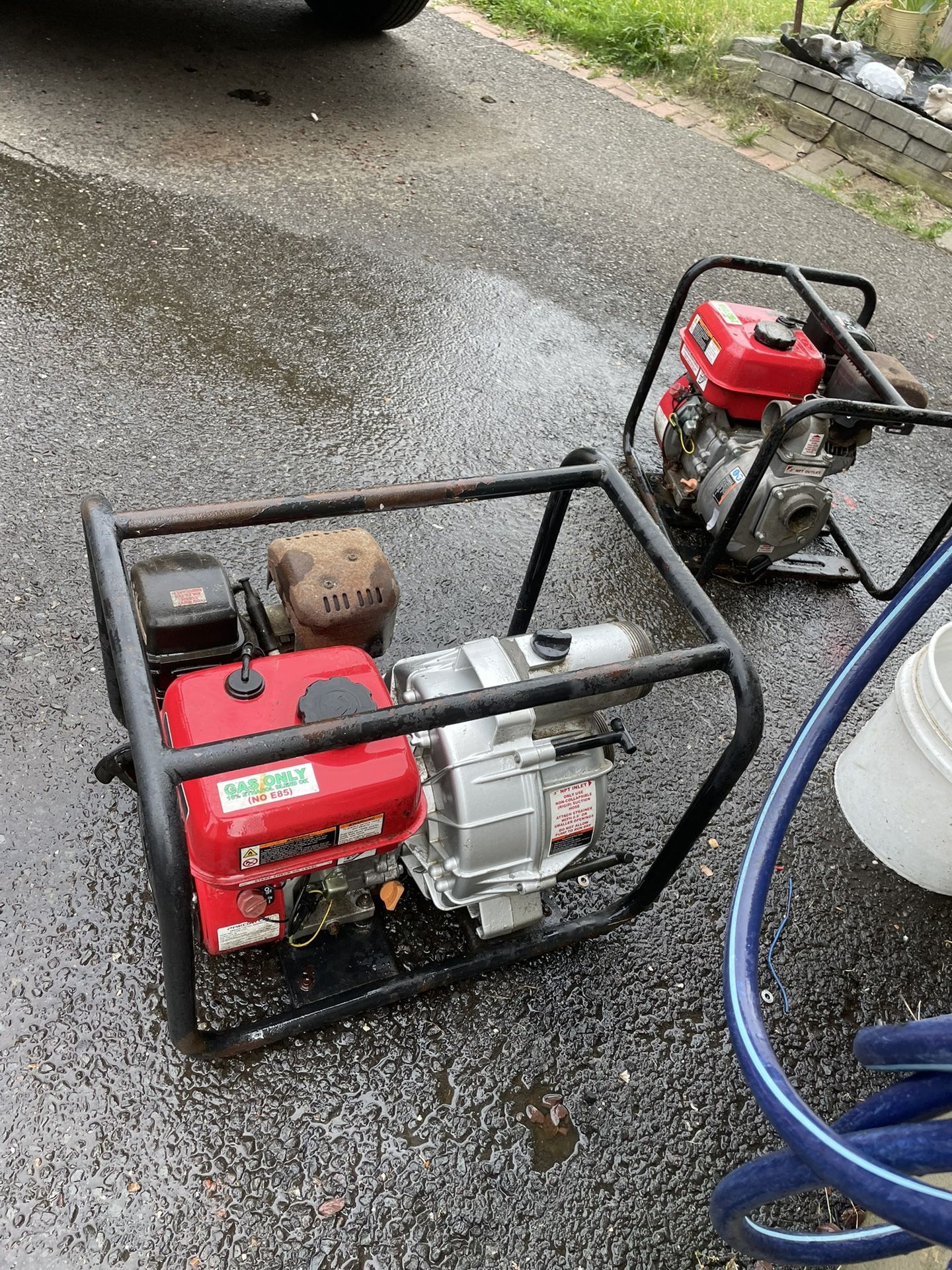 3 In Trash Pump With Discharge Hose