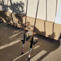 Various Fishing Poles