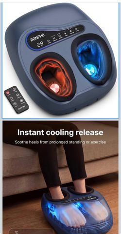 RENPHO Thermacool 2-in-1 FSA Foot Massager with Heat & Cold
