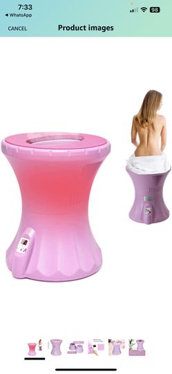 Fencia Steam Seat, Fumigation Steam Seat instrument Protable V Steamer Chair for Cleansing &Tightening,Ph Balance Support, Feminine Odor, Postpartum C