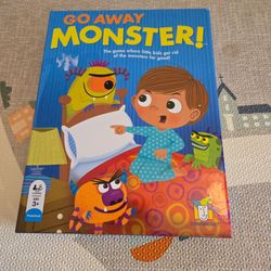 Go Away Monster Game COMPLETE set toddlers boardgame Gamewright