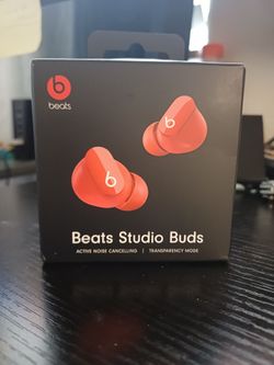 Beats Studio Buds red