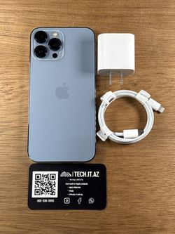 📱 iPhone 13 Pro Max | 256GB | Sierra Blue | Unlocked (Any Carrier)