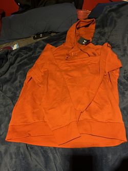 Orange Under Armour Hoodie (Size L)