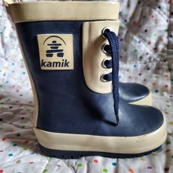 Kamik Rain Boots Size 5 Infant Kids. 