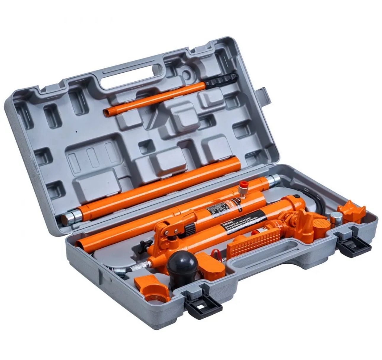 VEVOR 10 Ton Porta Power Kit, Portable Hydraulic Jack with 4.6 ft/1.4 m Oil Hose