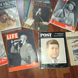 Vintage papers and magazines...very old and iconic