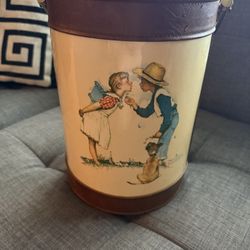 1970s Norman Rockwell Collectors Ice Bucket