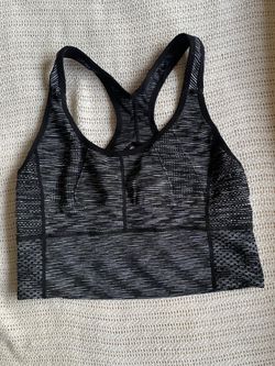 Charcoal Grey Sports Bra Size L/XL