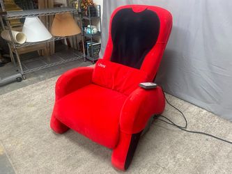 IJOY Human Touch Red & Black Massage Chair Model #100-100-002