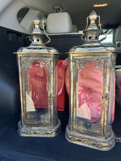 2 Vintage Wedding Lanterns