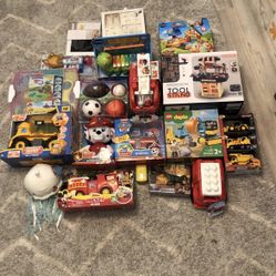 Large Lot Of New Toys