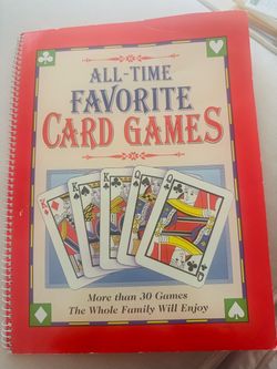 "All-Time Favorite Card Games" booklet