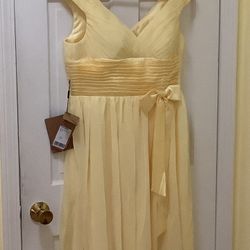 Daffodil Yellow Dress, Size 14