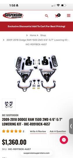 Lowering Kit For Ram Truck