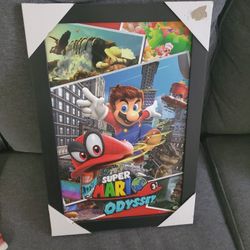 Framed Mario Picture