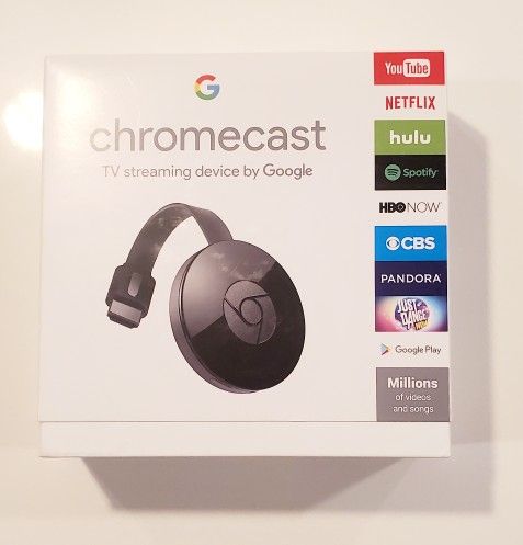 Google Chromecast 2nd Generation HDTV Portable Media Streamer