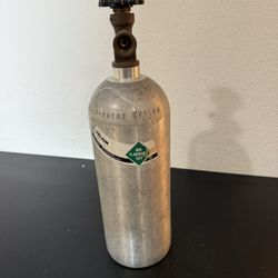 Small Aluminum Tank For Welding / Helium Empty And Need Hydro
