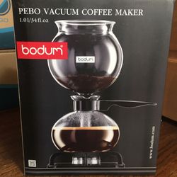 Bodum Pebo Vacuum Coffee Maker new in box