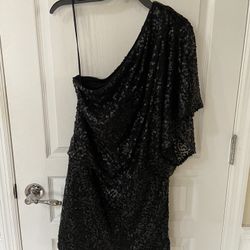 Jessica Simpson Black Sequin Dress